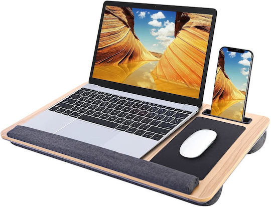 Tabelul pentru Laptop până la 17" table 55x34 cm with mouse holder and forearm support with double ventilation cushions