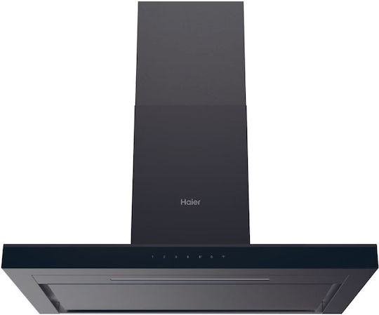 Haier Απορροφητήρας Καμινάδα 90cm Μαύρος με Wi-Fi