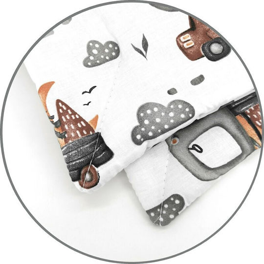 MimiNu Set Pentru Patut Grey 3buc piese