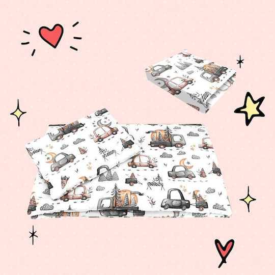 MimiNu Set Pentru Patut Grey 3buc piese