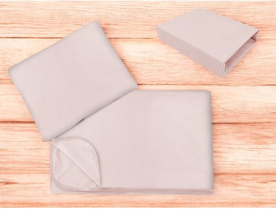 MimiNu Σет За Количка Powder Pink 3бр