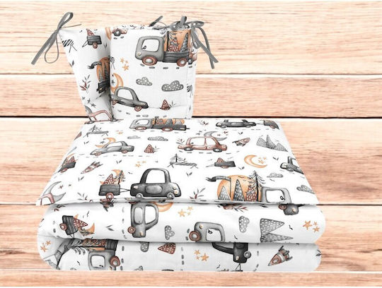 MimiNu Set Pentru Patut Grey 3buc piese
