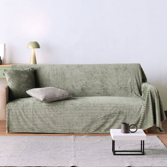 Kentia Sergio Three-Seater Sofa Throw Fleece 180x280cm 10
