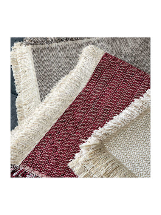 Palamaiki Niki Ριχτάρι Πολυθρόνας Chenille 180x180εκ. Bordo