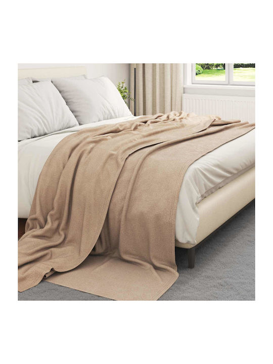 vidaXL Decken & Couchdecken Zweisitzer-Sofa Überwurf Fleece 270x240cm Giraffe