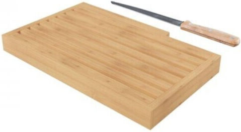 Secret de Gourmet Επιφάνεια Κοπής για Ψωμί Ξύλινη Μπεζ 44x27cm