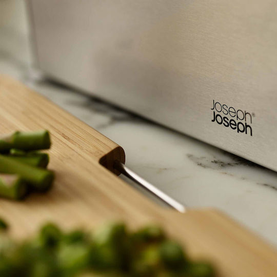Joseph Joseph Rectangular Bamboo Chopping Board Set Gray 38x28.7cm 3pcs