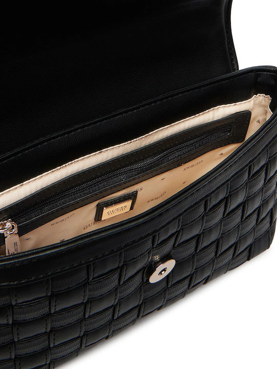 Convertible Xbody Damen Handtasche mit Klappe in Schwarz