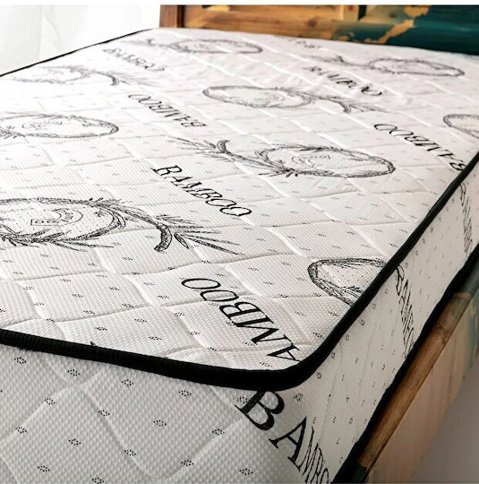 Fully Orthopedic Foam Mattress Single With White Bamboo Fabric (90x200x15cm)