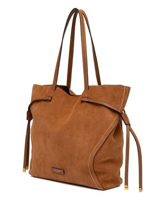 Set Leather Women's Bag Shoulder Brown