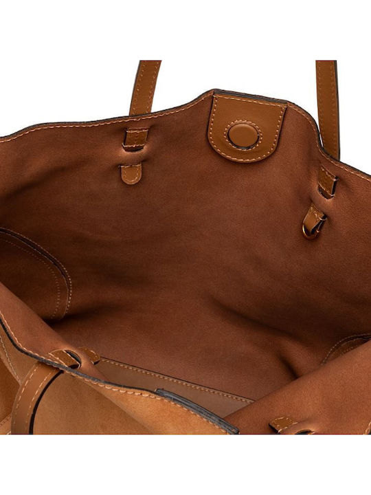 Set Leather Women's Bag Shoulder Brown