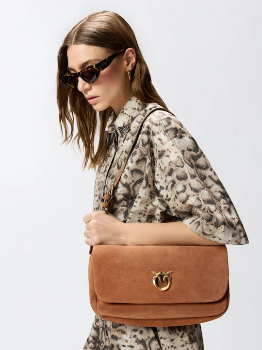 Love Leather Women's Bag Shoulder Tabac Brown