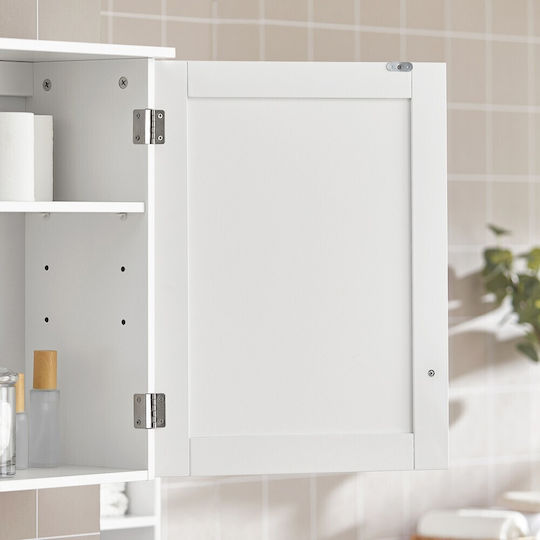 SoBuy Bathroom Cabinet L23xW23xH52cm White