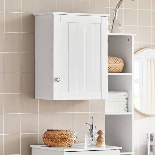 SoBuy Bathroom Cabinet L23xW23xH52cm White