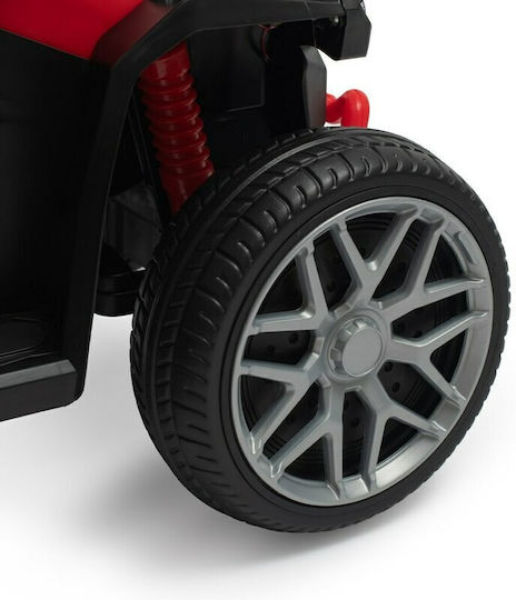 BabyMix Mega Prime Mașină Ride On Cu Mâner Pentru Părinți Pentru 12+ Luni Cu Sunete Roșie