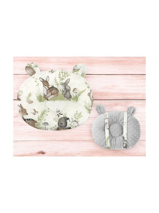MimiNu Παιδικό Μαξιλάρι Ύπνου Calm Forest Natural 23x30εκ.
