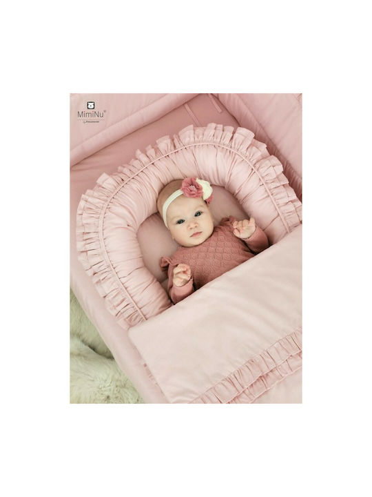 MimiNu Παιδικό Μαξιλάρι Ύπνου Powder Pink 40x40εκ. MimiNu Παιδικό Μαξιλάρι Ύπνου Powder Pink 40x40εκ.