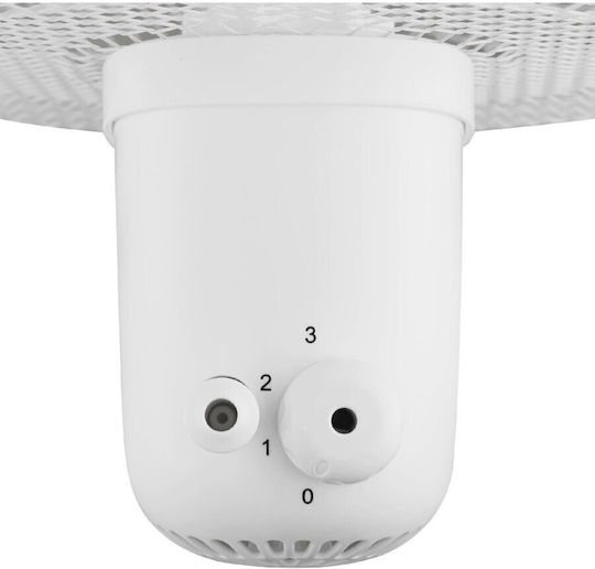 Midea Ανεμιστήρας Ορθοστάτης 40W Διαμέτρου 40cm Λευκός