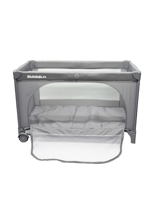 Laufstall Mit Matratze Graue 125x65cm