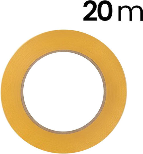Avizar Double-sided Adhesive Tape 5 Cm X 20 M High Resistance Anti-stretch Yellow