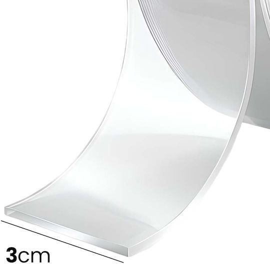 Avizar Nano Tape Double-sided Fixing Adhesive Tape 3cm X 3m No Drilling Transparent
