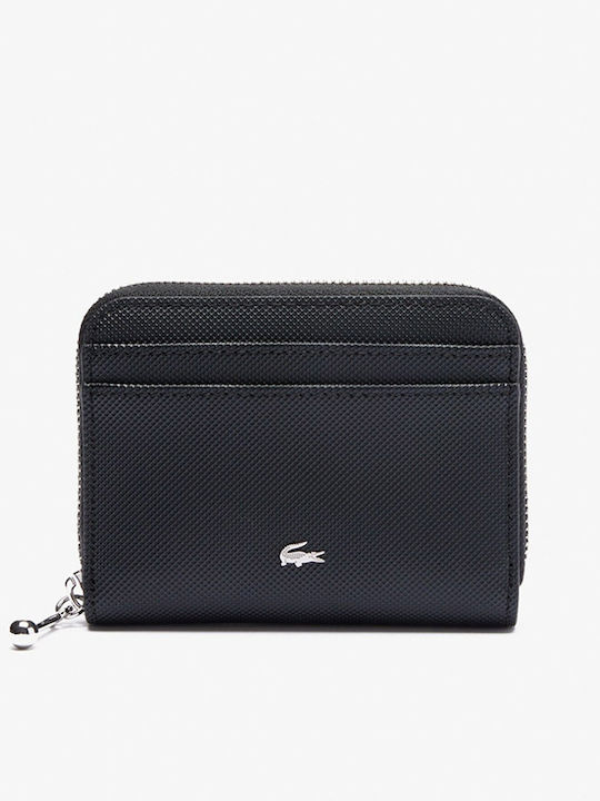 Lacoste Money Pieces Μικρό Γυναικείο Πορτοφόλι Μαύρο