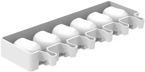 Silikomart Silicone Ice Cream & Ice Lolly Baking Pan Mango 8.2x5.4x4.3cm 2pcs