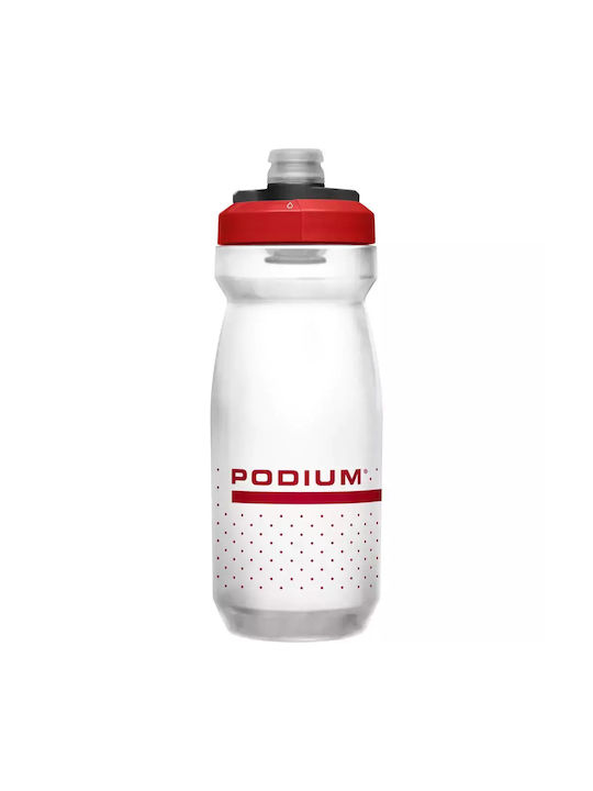 Camelbak Podium Cycling Plastic Water Bottle 710ml White