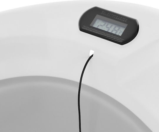 Primabobo Foldable Baby Bath with Thermometer Gray