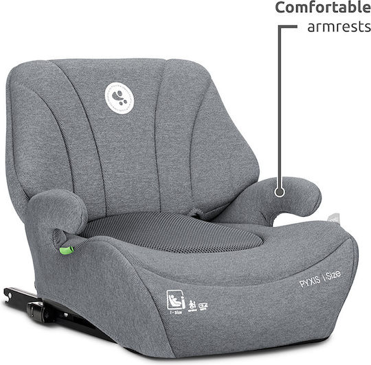 Lorelli Pyxis Baby Car Seat Booster i-Size with Isofix Grey 22-36 kg