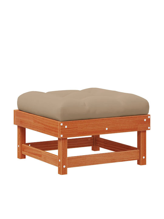 Zweisitziges Sofa Außenbereich Holz mit Kissen