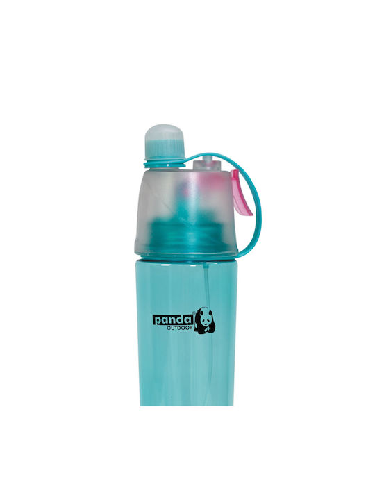 Panda Sticla de apa Plastic 600ml Albastru