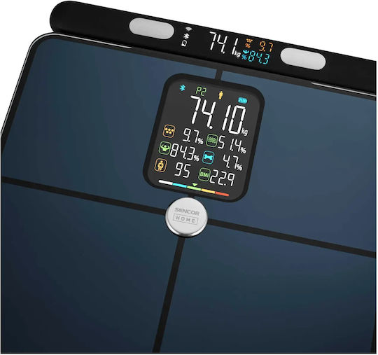 Sencor Smart Bathroom Scale with Body Fat Counter & Bluetooth Brown SBS 9102BK