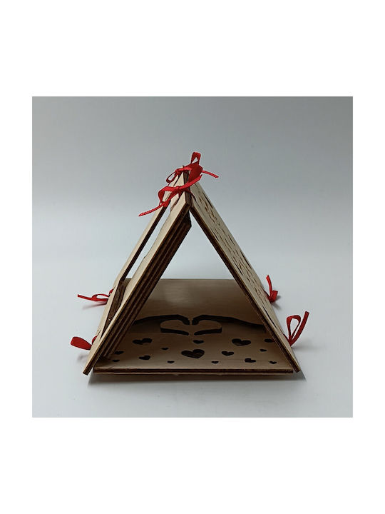 ToXylo Frame Wooden Heart Shaped with Beige Frame