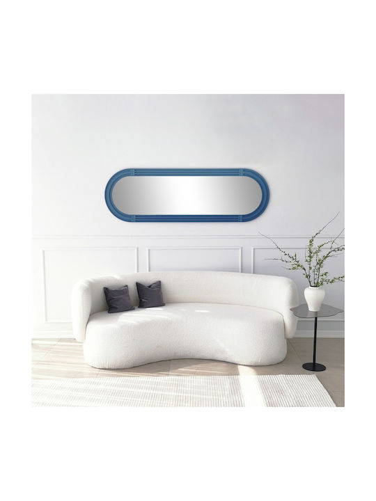 Καθρέπτης Με Στηριγμένο Στήριγμα- Μπλε55x170cm