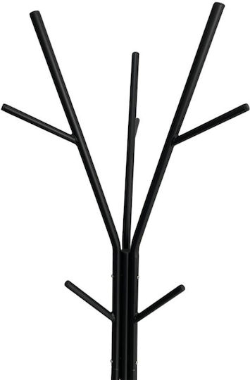 keleman Metallic Coat Rack Black 177.5cm