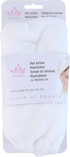Touch Of Beauty Handtuch Haar Mikrofaser Weiß