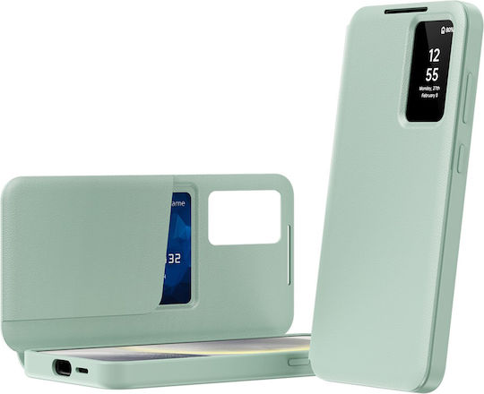 Techsuit Smartview Series Book Synthetisches Leder Grüne (Galaxy S26)
