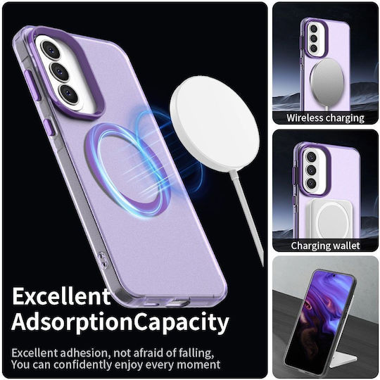 Techsuit Candycase Rückseiten Umschlag Kunststoff Lila (Galaxy A37)