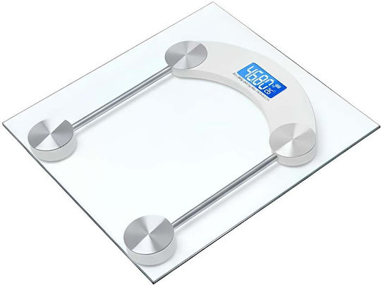 Avizar Digital Electronic Scale 180 Kg 30 X 30 Cm Lcd Screen White