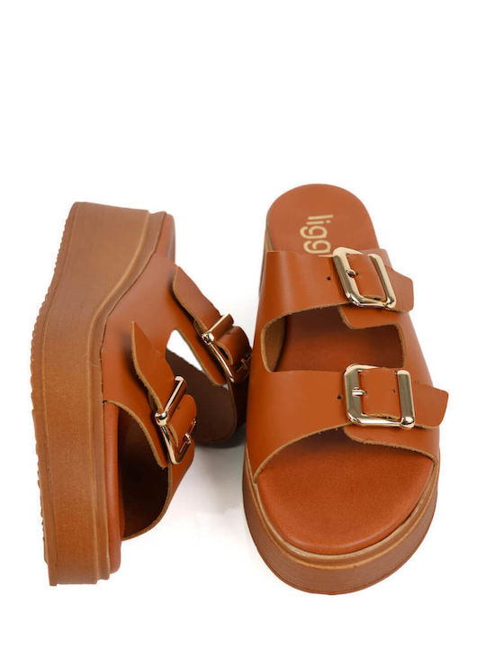 Ταμπά Flatforms Ανατομική Σόλα Διπλή Αγκράφα