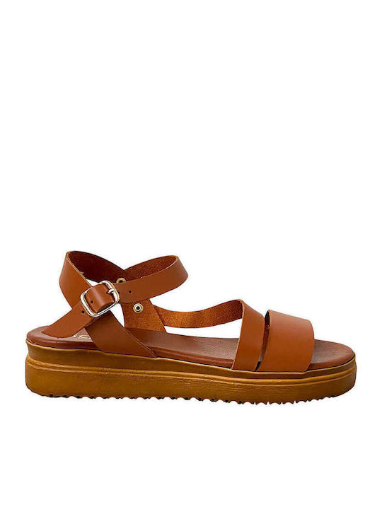 Тютюневи Кожени Flatforms Наклонена Каишка