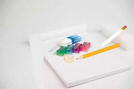 Topwrite 9-piece Eraser Sharpener Pencil Sharpener Set