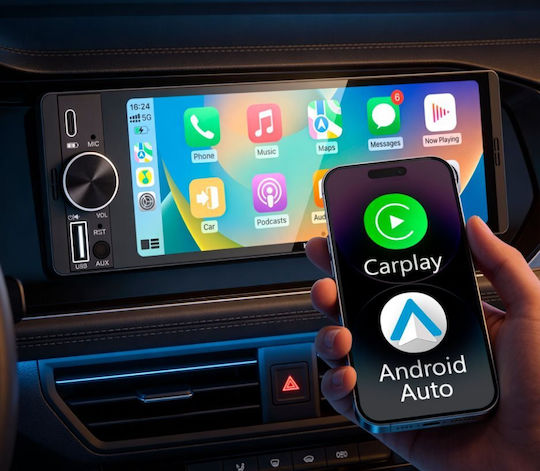 Мултимедия За Автомобил Carplay Android Auto Car Radio Kruger&matz Km2016