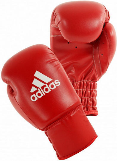 adidas Rookie Παιδικά Γάντια Πυγμαχίας από Συνθετικό Δέρμα για Αγώνα Κόκκινα
