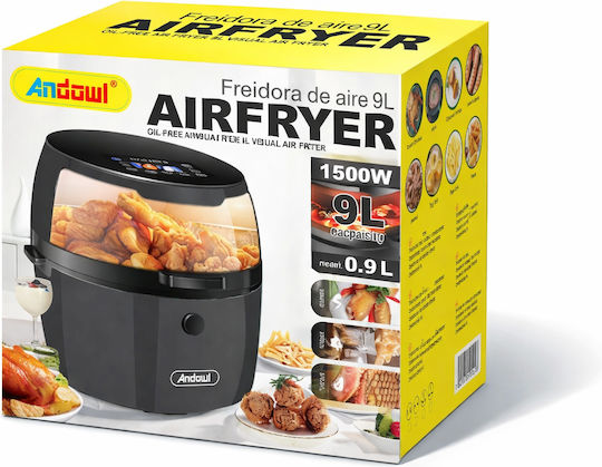 Andowl Air Fryer 9lt Μαύρο Q-G9LT