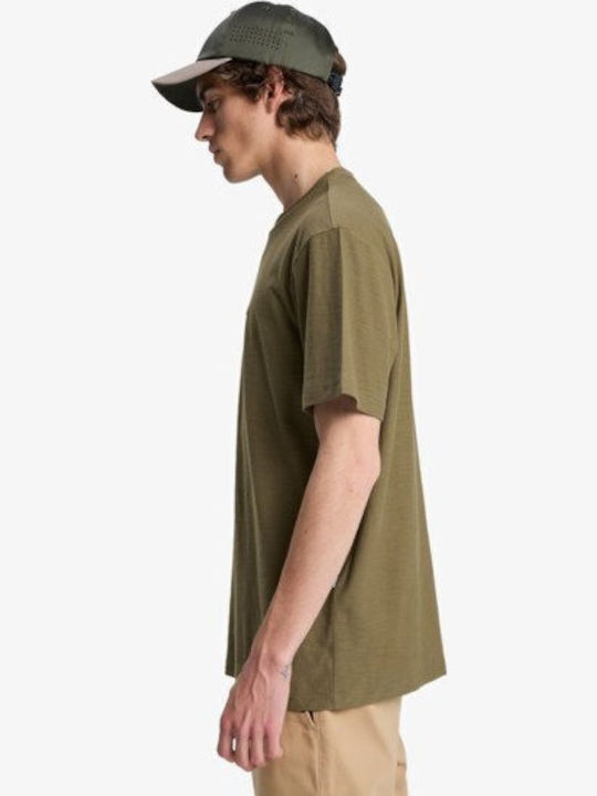 Slub Roundneck T-shirt Khaki