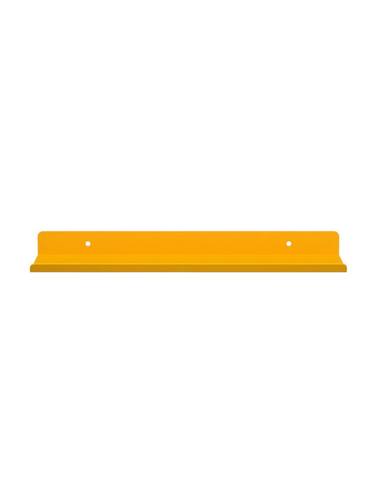 Shelves Wall Chamomile Yellow 4pcs 30x9x2.5cm