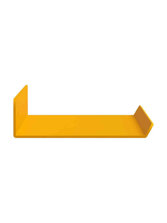 Shelves Wall Chamomile Yellow 4pcs 30x9x2.5cm