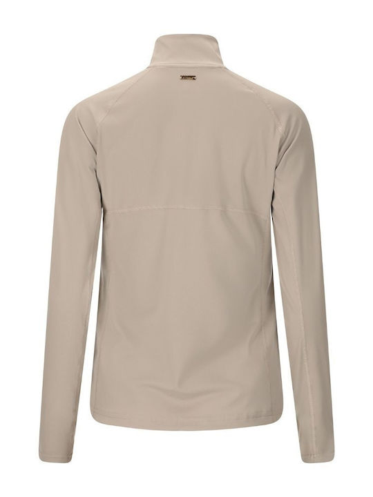 Women's Blouse with Zipper Black
